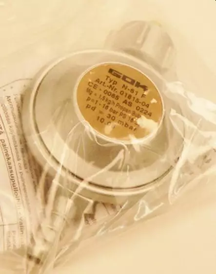 GOK 30 mbar paineen alennin letkulähtö - Paineen alentimet 30 mbar - 0181504 - 2