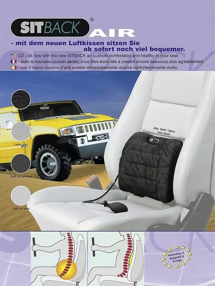 Selkätyyny ohjaamon penkkiin Sitback Air - Istuinsuojat - 9941339 - 6